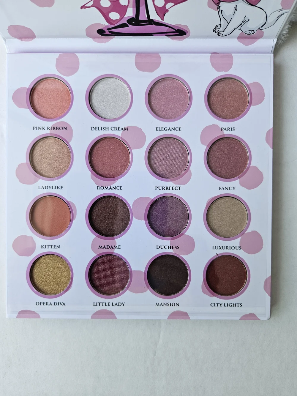 The Aristocats Marie Eyeshadow Palette by Taste Beauty